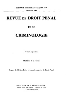 Systèmes d'administration de la justice et prévention